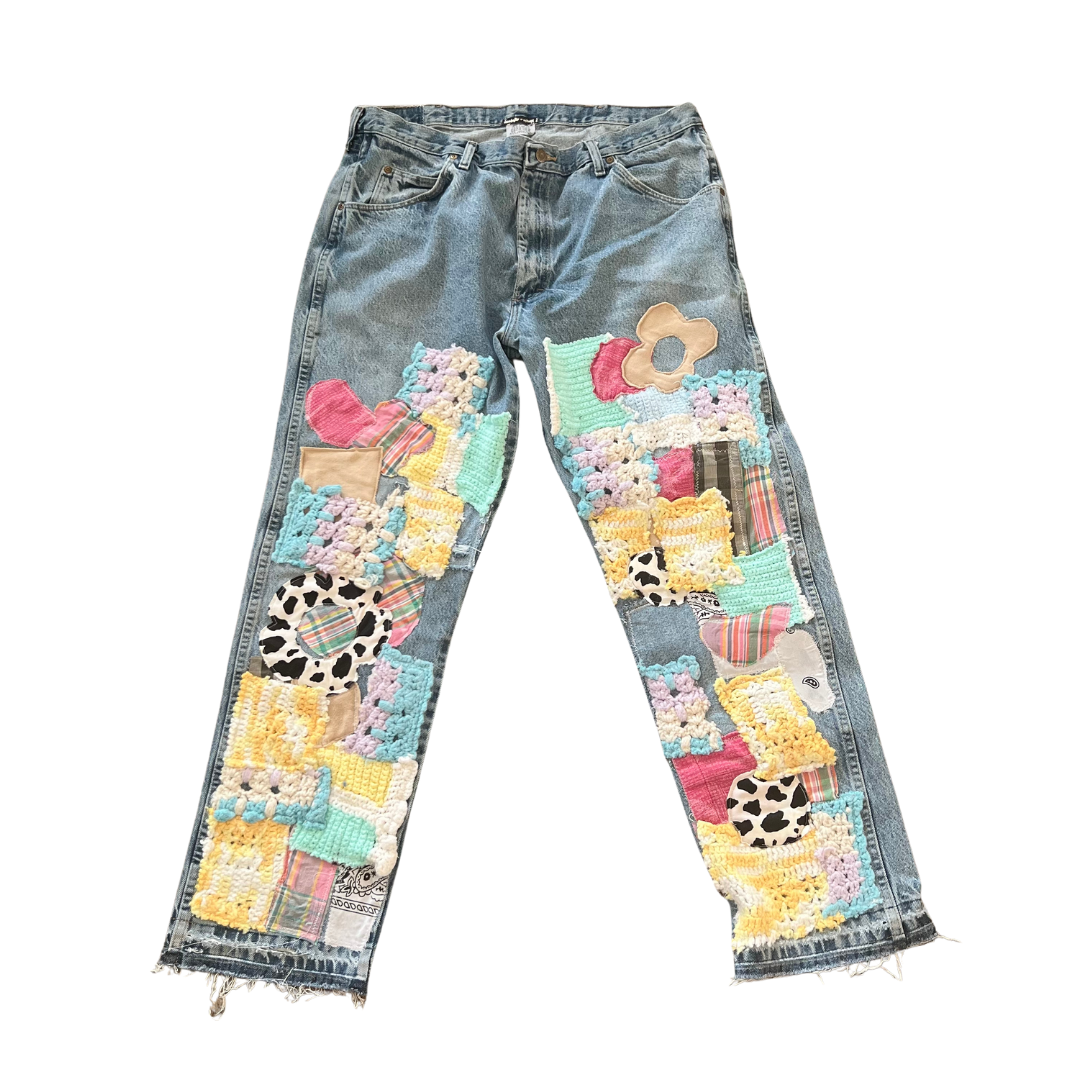 Easter Patch Jeans