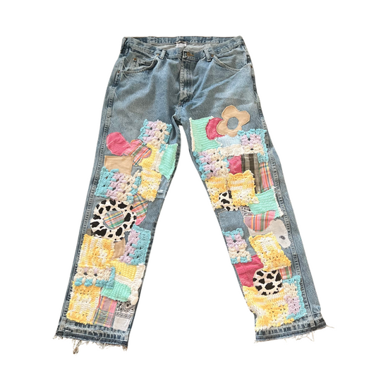 Easter Patch Jeans