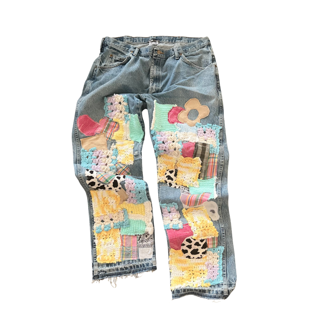 Easter Patch Jeans