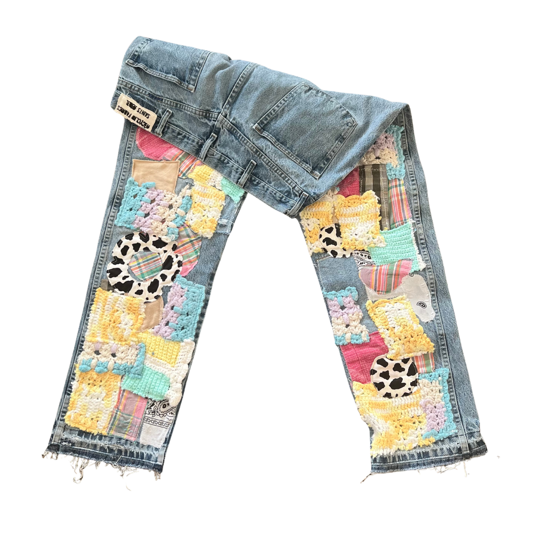 Easter Patch Jeans